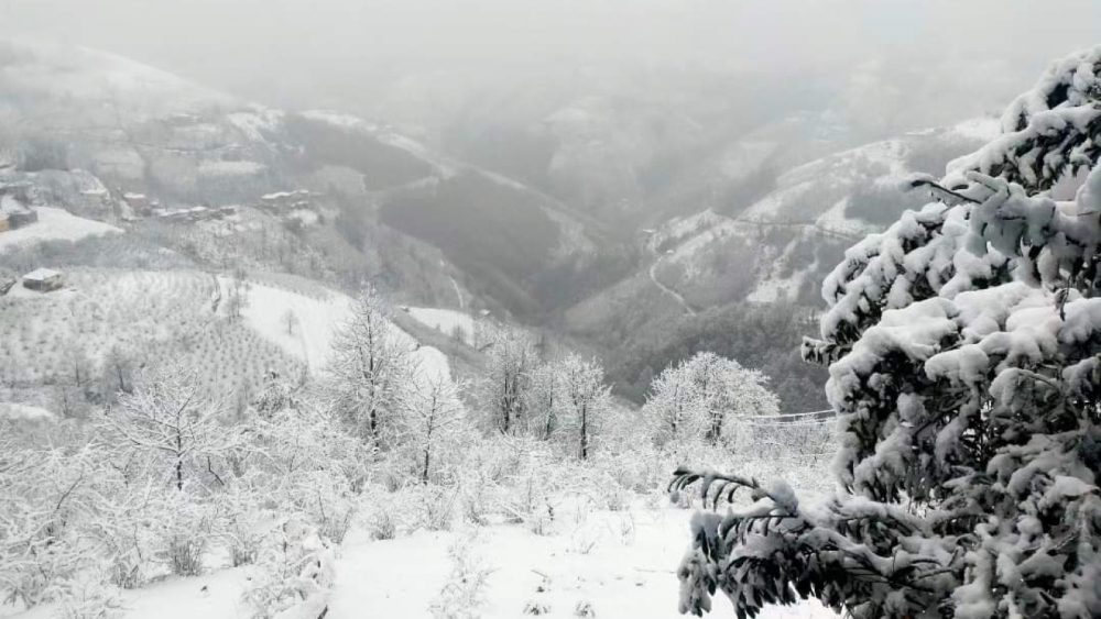 Çaybaşı'na Yılın İlk Karı Yağdı.